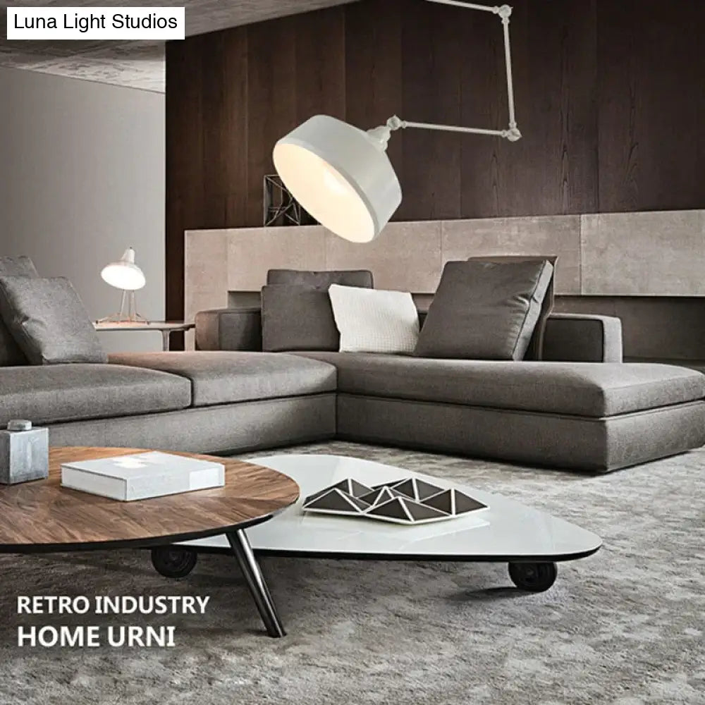 Nordic Diy Personality Pendant Lights Folding Iron Lamp Hanging Bedroom Study Bar Restaurant