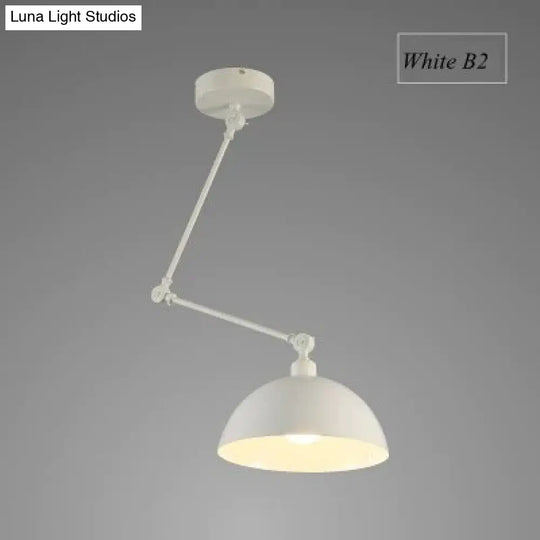Nordic Diy Personality Pendant Lights Folding Iron Lamp Hanging Bedroom Study Bar Restaurant