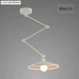 Nordic Diy Personality Pendant Lights Folding Iron Lamp Hanging Bedroom Study Bar Restaurant