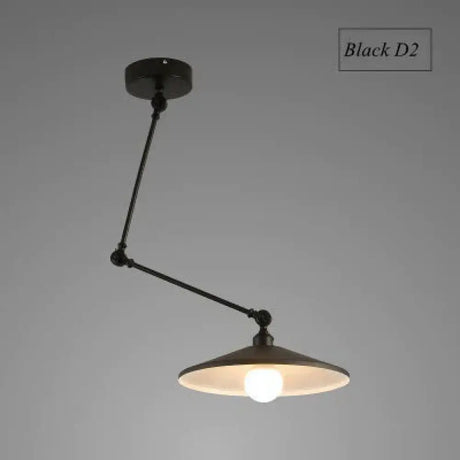 Nordic Diy Personality Pendant Lights Folding Iron Lamp Hanging Bedroom Study Bar Restaurant