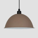 Nordic Gallery Café Aluminum Pendant Lamp: Stylish Bowl Hanging Light Coffee / 14’