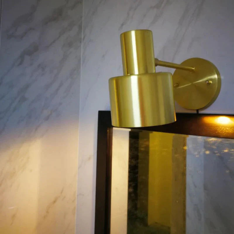 Nordic Goldene Wohnzimmer Schlafzimmer Nacht Badezimmer Kupfer Wand Lampe