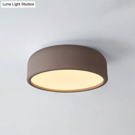 Nordic Led Ceiling Light For Kid’s Bedroom With Acrylic Dome Shade