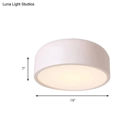 Nordic Led Ceiling Light For Kid’s Bedroom With Acrylic Dome Shade