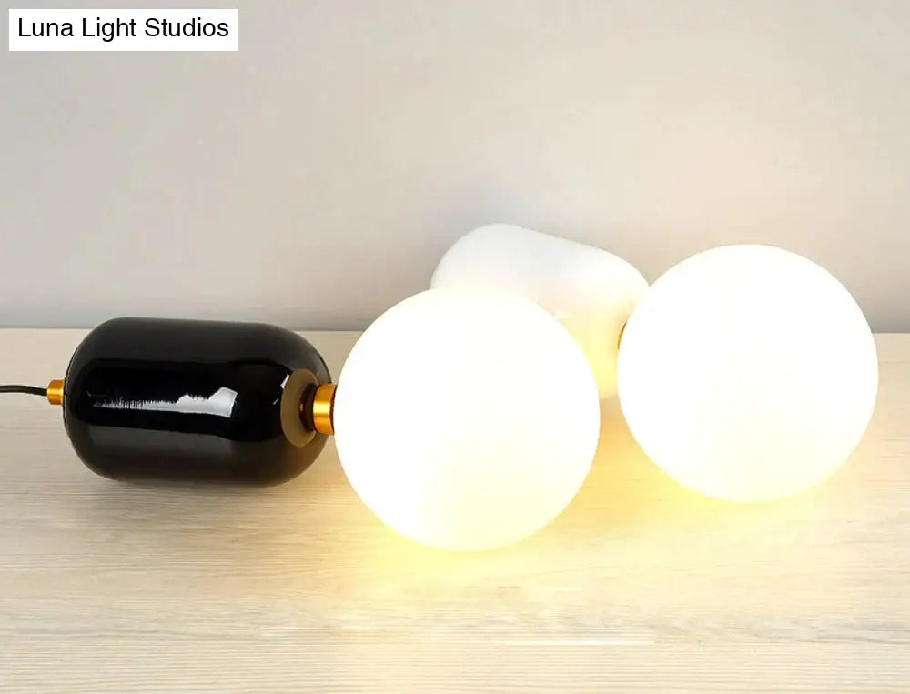 Nordic Led Pendant Lights Frosted Glass Industrial Handin Lamp Modern Bedroom Hanglamp Living Room