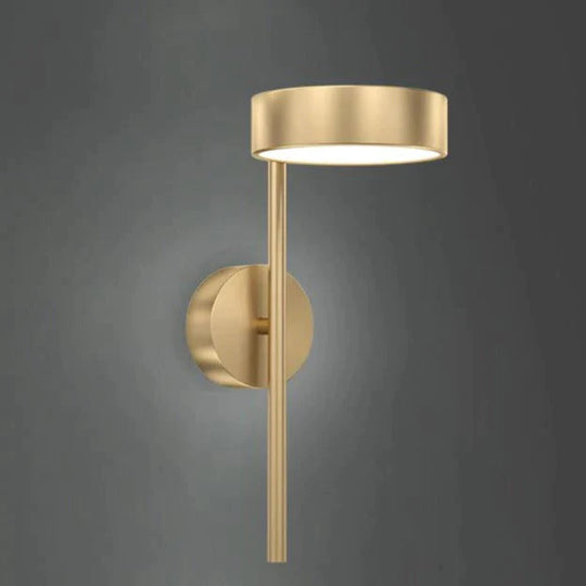 Nordic Light Luxus Nachttischlampe Schlafzimmer Vollkupfer Wandleuchte