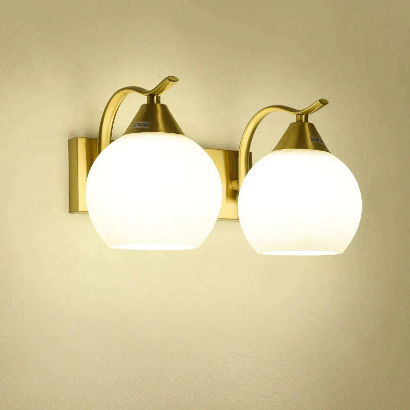 Nordic Living Room Background Wall Bedroom Copper Wall Lamp Copper Wall Lamps