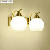 Nordic Living Room Background Wall Bedroom Copper Wall Lamp Copper Wall Lamps