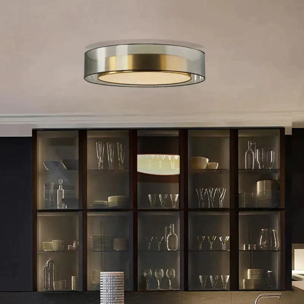 Nordic Living Room Special Light Luxury Lamp 50cm iron tricolor Ceiling