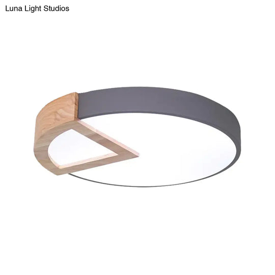 Nordic Macaron Flush Mount Light For Kids’ Bedrooms