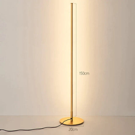 Nordic Minimalism Led Floor Lamp Bedroom Bedside Decoration Home Light Indoor Lighting Standing