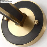 Nordic Minimalist Bedroom Bedside Full Copper Wall Lamp Copper Wall Lamps