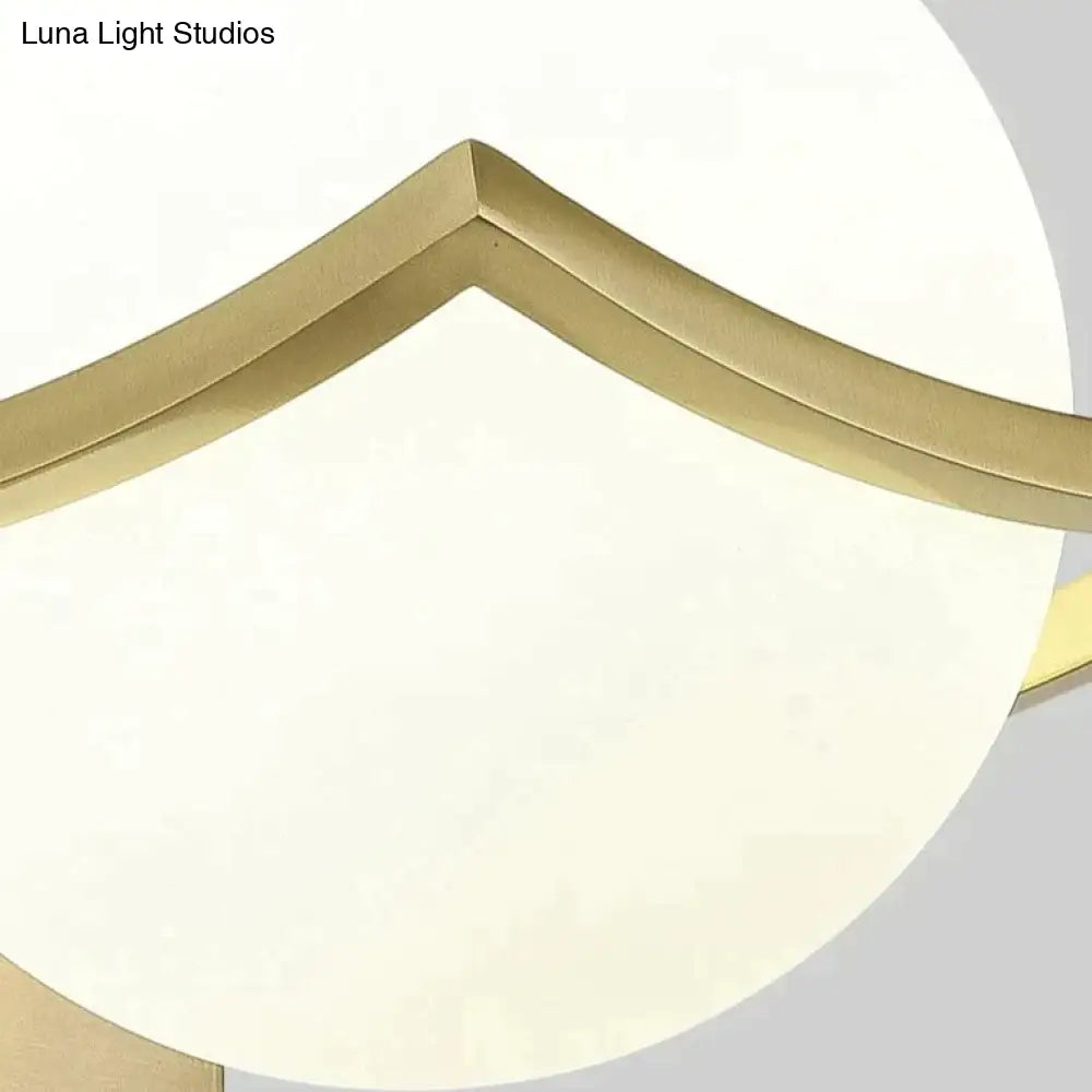 Nordic Minimalist Modern Living Room Background Wall Copper Wall Lamp Copper Copper Wall Lamps