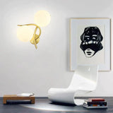 Nordic Minimalist Modern Living Room Corridor Bedroom Full Copper Wall Lamp Lamps