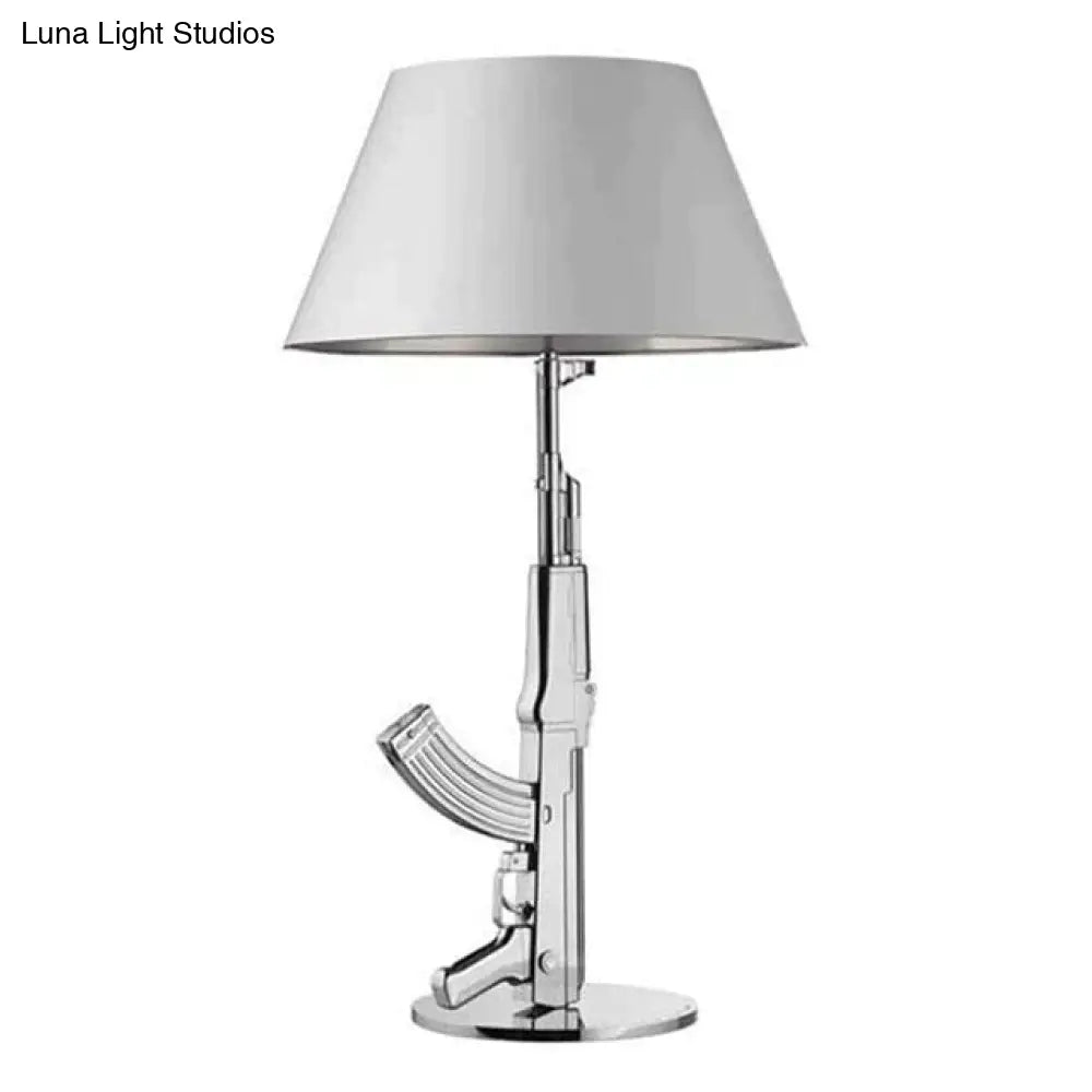 Nordic Modern Ak47 Gun_Lounge Silvery Gold Lustre Bedroom Lamp Led Floor Lamps Kids Children Room