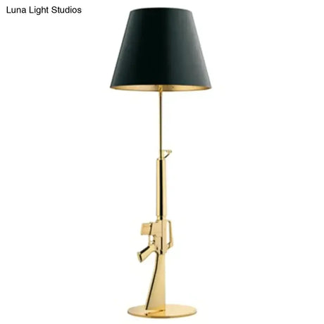 Nordic Modern Ak47 Gun_Lounge Silvery Gold Lustre Bedroom Lamp Led Floor Lamps Kids Children Room