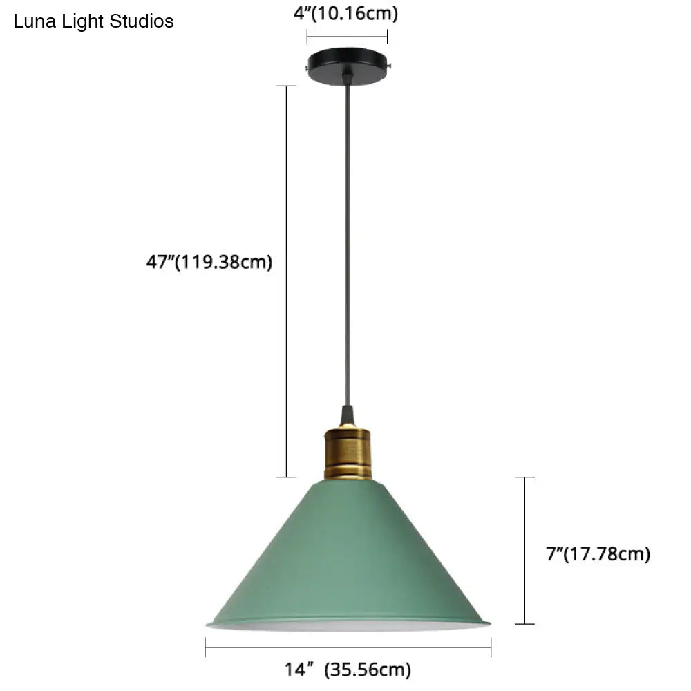 Nordic Style Metal Hanging Pendant Lamp With Modern Design - Ideal For Restaurant Ceilings