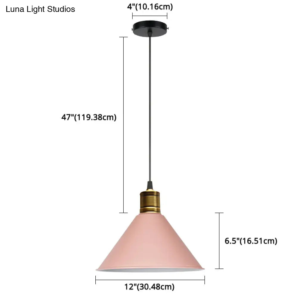 Nordic Style Metal Hanging Pendant Lamp With Modern Design - Ideal For Restaurant Ceilings