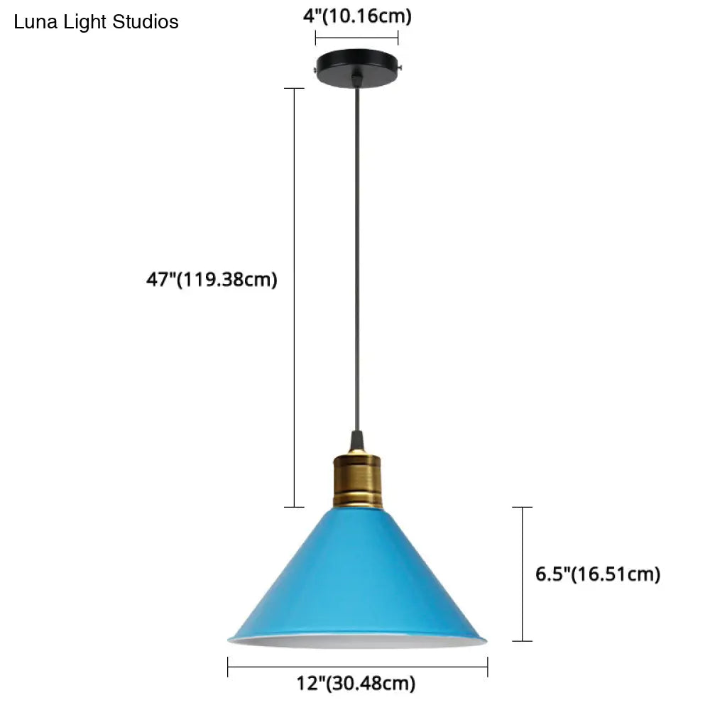 Nordic Style Metal Hanging Pendant Lamp With Modern Design - Ideal For Restaurant Ceilings