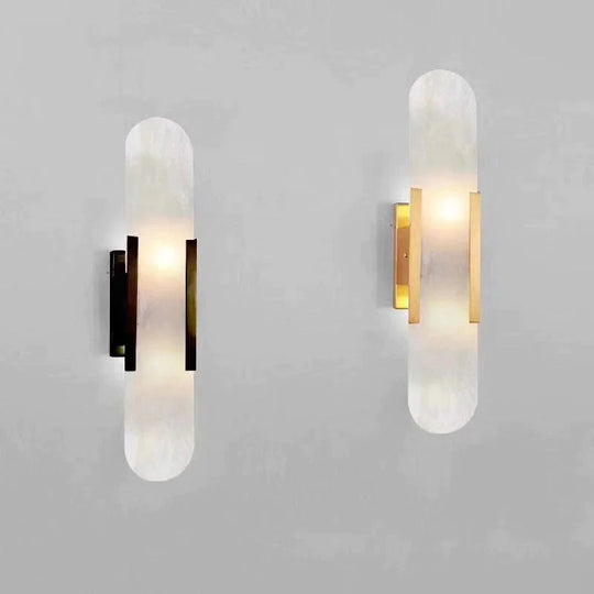 Nordic Moderne Einfache Kupfer Marmor Wand Lampe Treppen Studie Schlafzimmer Kupfer Wand Lampe 