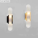 Nordic Modern Simple Copper Marble Wall Lamp Stair Study Bedroom Copper Wall Lamp Copper Wall Lamps