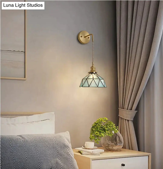 Nordic Retro Glass Copper Wall Lamp Lamps
