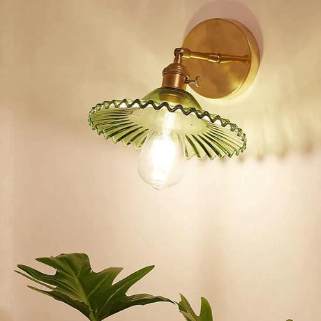 Nordic Retro Livingroom Bedroom Bedside Full Copper Wall Lamp Copper Wall Lamps