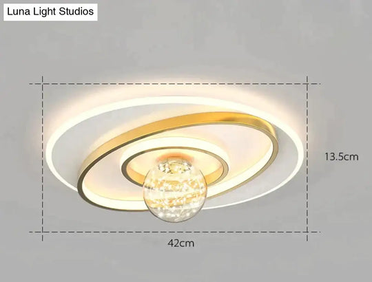 Nordic Simple Modern Atmosphere Light Luxury Living Room Bedroom Ceiling Lamp