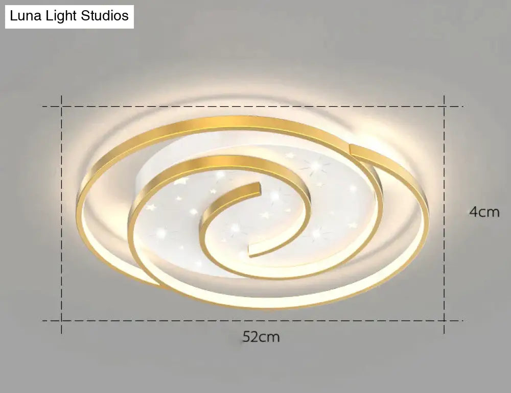 Nordic Simple Modern Atmosphere Light Luxury Living Room Bedroom Ceiling Lamp Ceiling