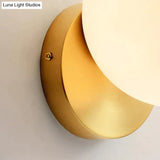 Nordic Simple Planet All Copper Wall Lamp Including light source Copper Wall Lamps