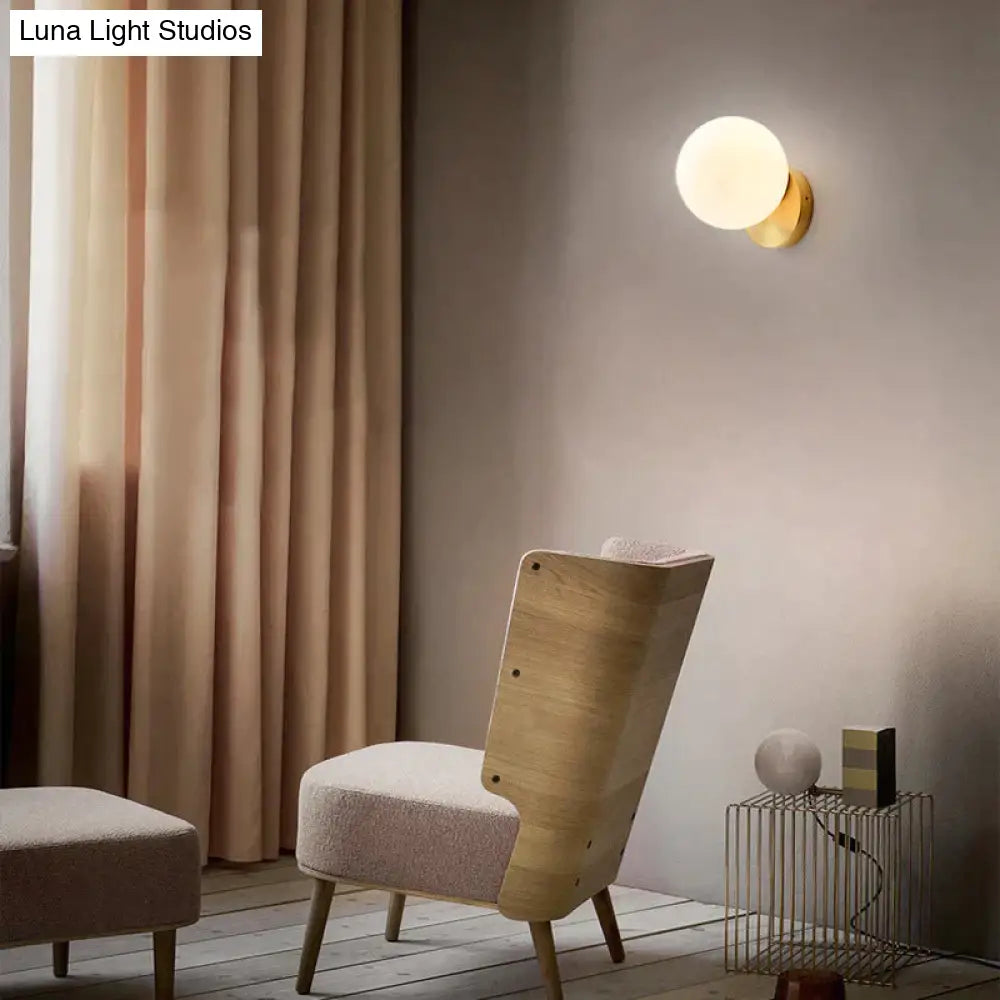 Nordic Simple Planet All Copper Wall Lamp Including light source Copper Wall Lamps