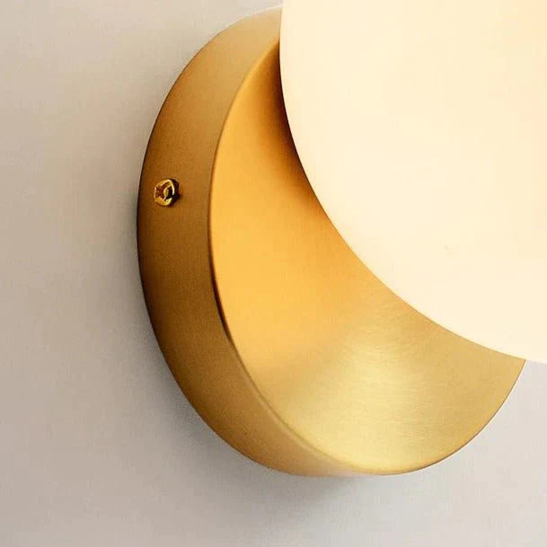 Nordic Simple Planet Wandleuchte aus Kupfer
