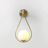 Nordic Star Wall Lamp Copper Bedroom Bedside Modern Minimalist Living Room B / Without-Light-Source