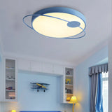 Nordic Style Acrylic Led Flush Ceiling Light Fixture: 18’/21.5’/25.5’ Diameter Round Shape