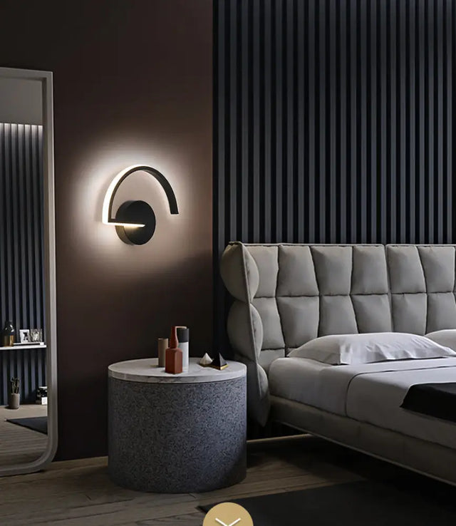 Nordic Style Led Metal Wall Sconce Lamp For Bedroom And Living Room