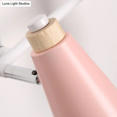 Nordic Stylish Metal Sweet Cone Sconce Light For Dining Room And Stair (2 Heads)