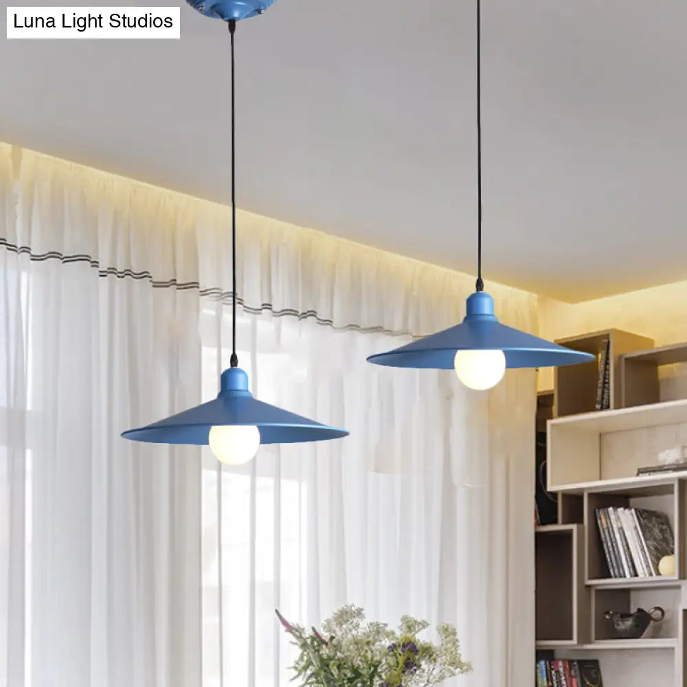 Nordic Stylish Metal Cone Pendant Lamp - Single Light For Industrial Ambiance In Your Space