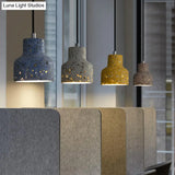 Nordic Terrazzo Hanging Lamp - Black/Red/Pink With Down Lighting Pendant Perfect For Dining Table 1