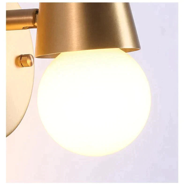 Nordic Wall Lamp Copper Antler Living Room Tv Background Creative Decoration Deer Children’s