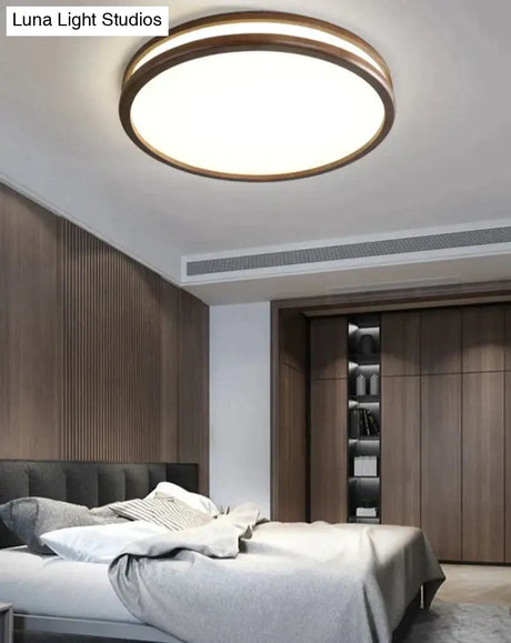 Nordic Walnut Color Indoor Ceiling Lamp Ceiling