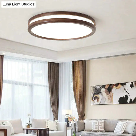Nordic Walnut Color Indoor Ceiling Lamp Ceiling
