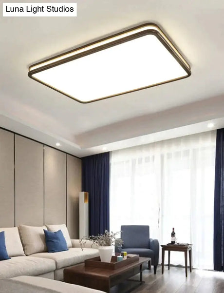 Nordic Walnut Color Indoor Ceiling Lamp Ceiling