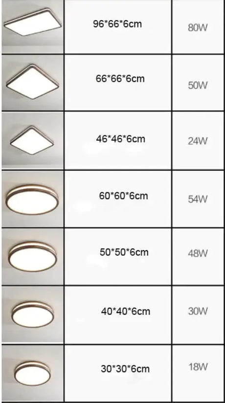 Nordic Walnut Color Indoor Ceiling Lamp Round 30cm 18W / Led white light Ceiling