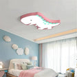 Novelty Dinosaur Led Ceiling Lights Iron Modern Lovely Children Baby Kids Bedroom Light Fixtures