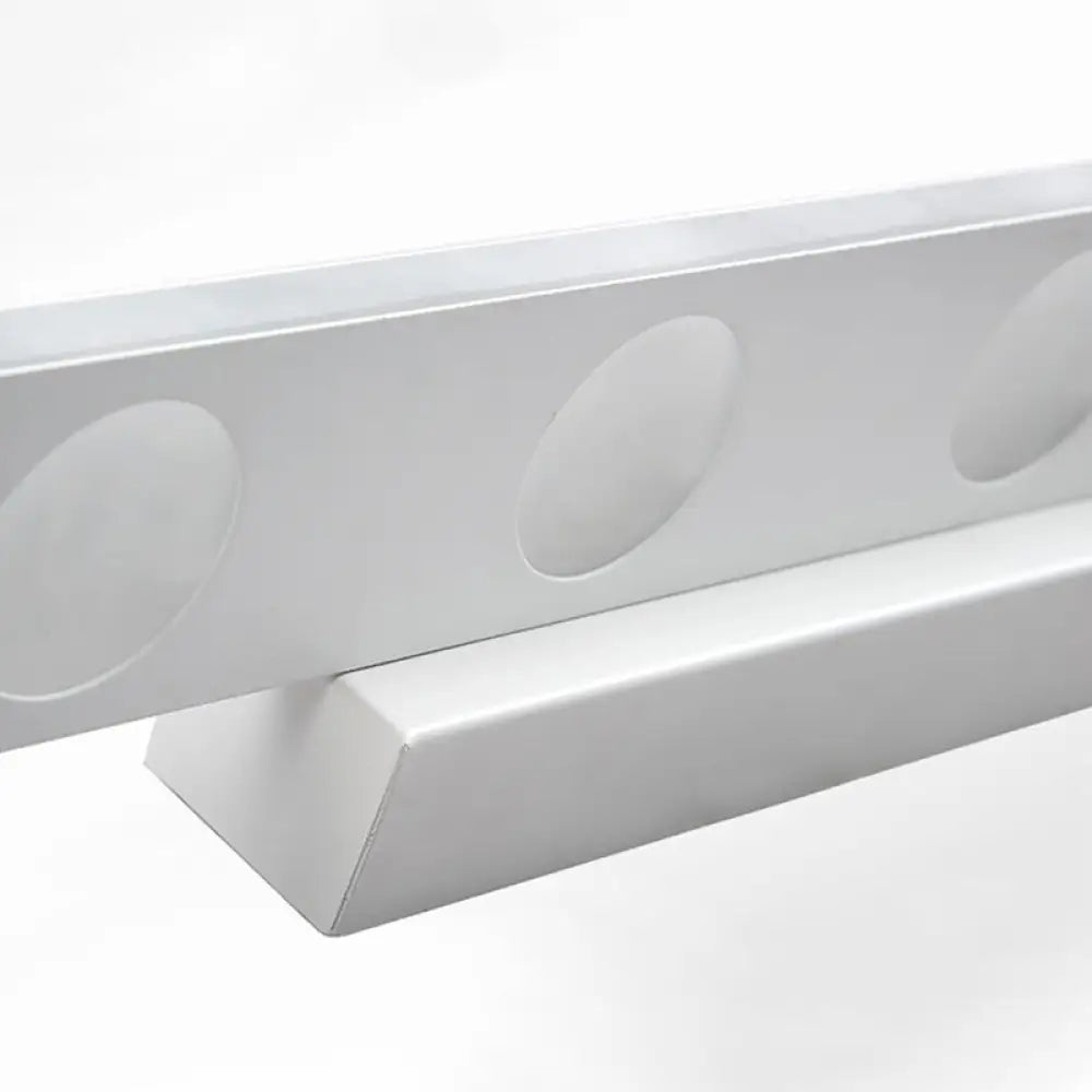 Oblong Bathroom Led Vanity Light Acrylic 4/6 Lights Simplicity Wall Mounted Mirror Lighting In