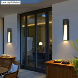 Outdoor Wall Lamp LED Black Lighting Exterior Light-1-Light Outdoor Lamp
