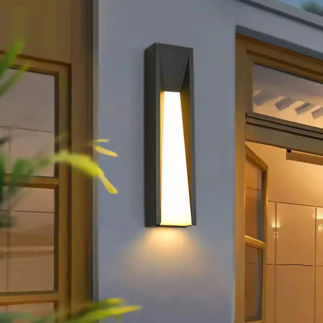 Outdoor Wall Lamp LED Black Lighting Exterior Light-1-Light Outdoor Lamp