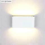 Outdoor Waterproof Ip65 Wall Lamp 6W/12W Led Light Modern Indoor/Outdoor Decor Up Down Dual-Head