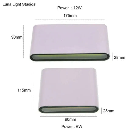 Outdoor Waterproof Wall Lamp Modern Led Light Indoor Sconce Decorative Lighting Porch Garden Lights