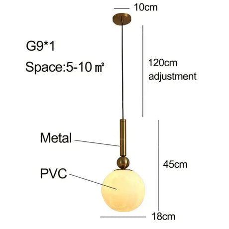 Pendant Lights 3D Lunar Lampshade Lamp Fixtures Luminaria Living Room Bar Bedroom Postmodern Pendant Lighting Lustre